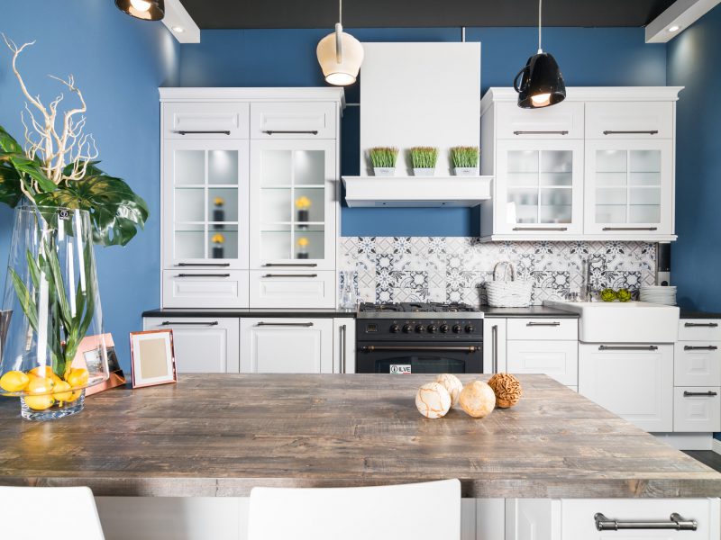 mdf lakierowany lakier matowy biały blat granit bengal black blat laminowany 2 1